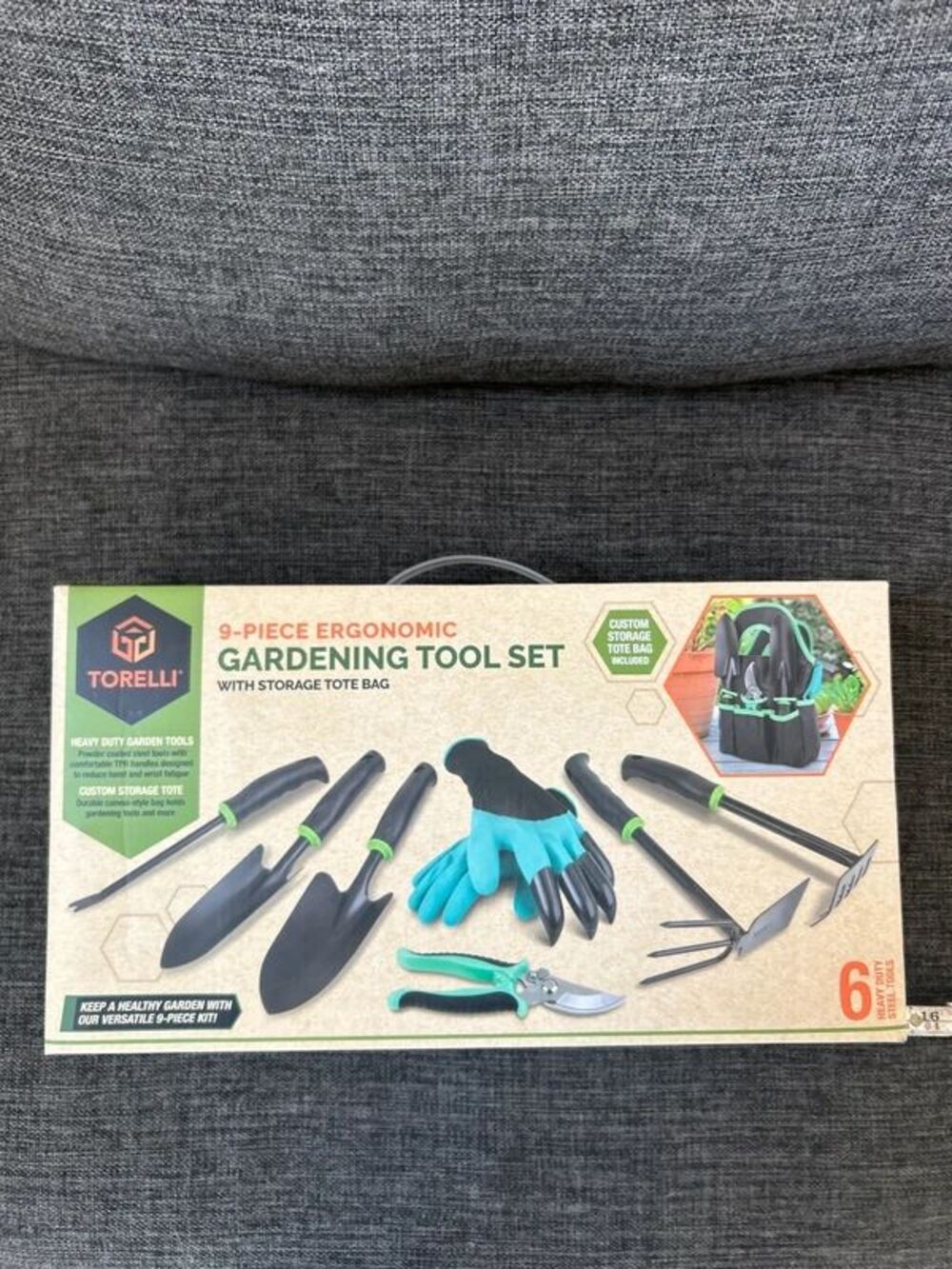 Torelli 6-Piece Ergonomic Gardening Tool Set Heavy Duty - New in Box